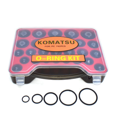 O-RING KIT KOMATSU PC Model 782PCS Do koparki Komatsu Hitachi Brand Wysokiej odporności skrzynki